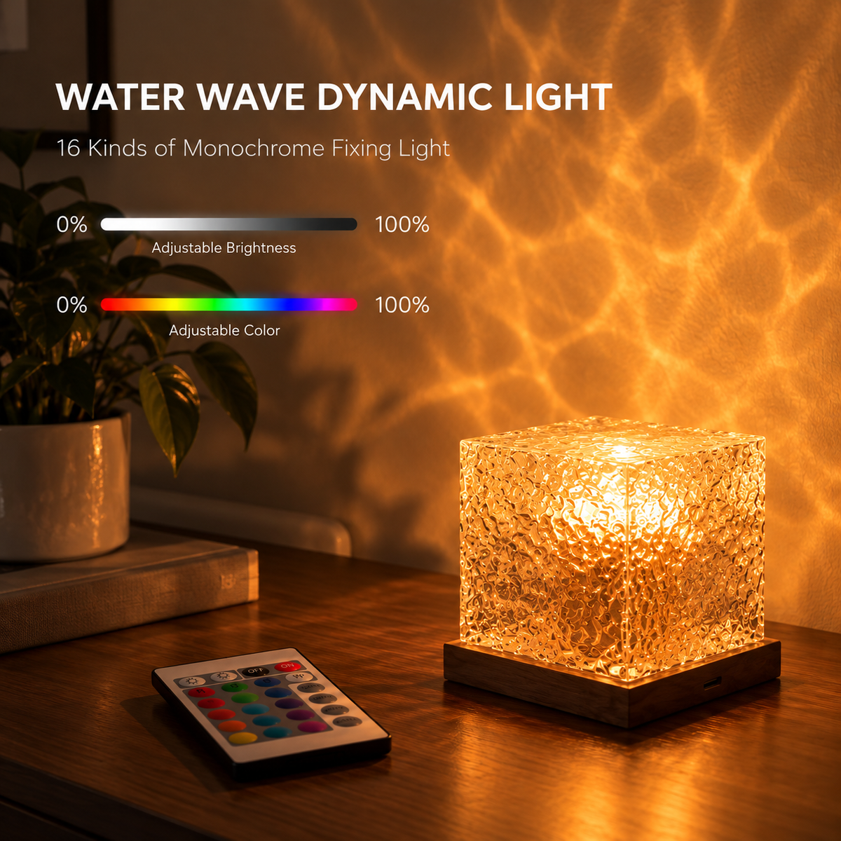 Ocean Wave Light Cube