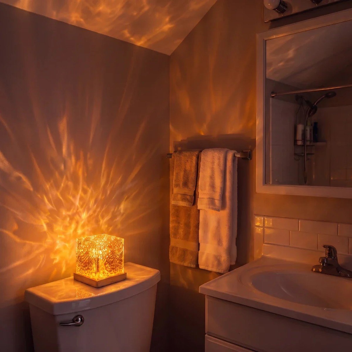 Golden hour · Bathroom